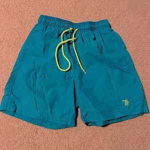 Mens Small Blue Swim Trunks